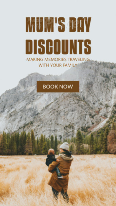 Instagram Story Video Template With Special Discounts for Mother's Day