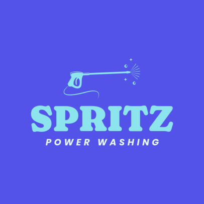 Professional Logo Template for Cleaning and Washing Business