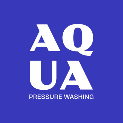 Logo Generator Featuring a Pressure Washing Business Theme
