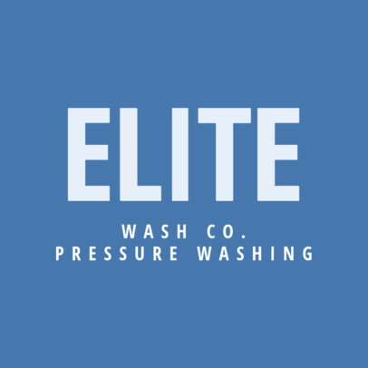 Logo Creator for an Elite Pressure Washing Service Provider