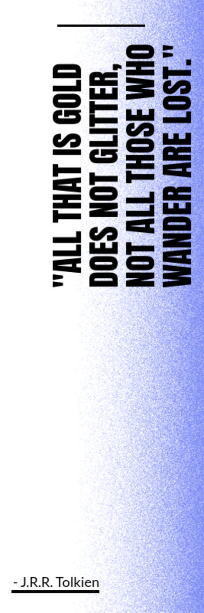 Bookmark Design Maker Featuring a Quote by a Popular Writer ED-6899