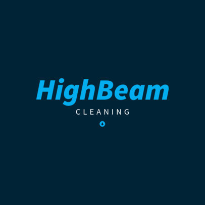 Logo Template for a Professional Cleaning Service Company
