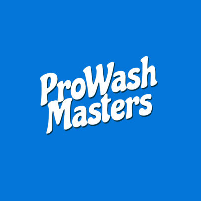 Service Provider Logo Generator for a Power-Washing Company