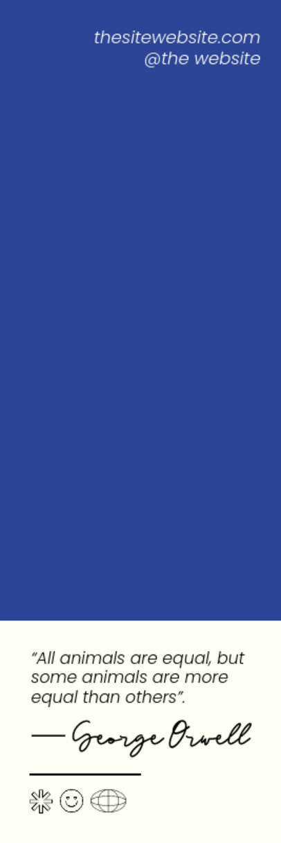 Bookmark Design Maker Featuring a Quote over a Solid Background ed6898