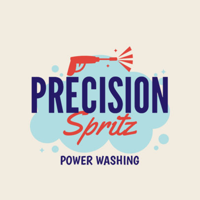 Service Provider Logo Creator for a Washing Business