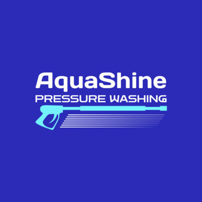 Logo Generator for a Pressure Washing Service Business