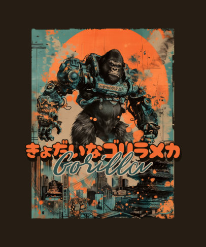 King Kong-Inspired T-Shirt Design Creator for Movie Enthusiasts