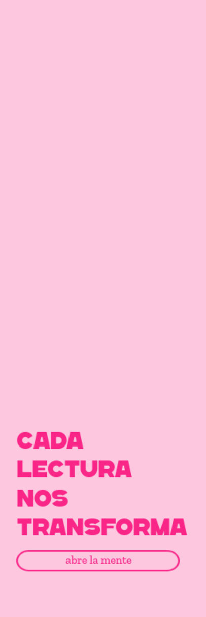 Bookmark Design Template Featuring a Phrase for Avid Readers ed6900i