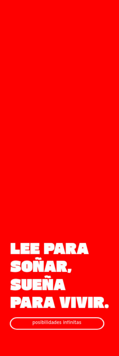 Bookmark Design Creator Featuring a Motivational Quote About Dreaming ed6900j