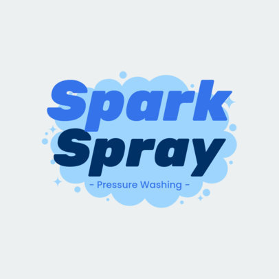 Service Provider Logo Creator for a Specialized Pressure Washing Business