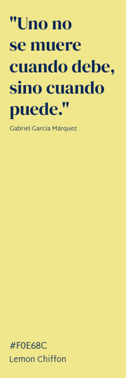 Bookmark Design Creator Featuring a Quote From Gabriel Garcia Marquez ED-6895b