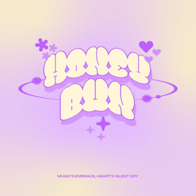 Online Logo Template Featuring a Y2K Aesthetic for a Music Channel 6417