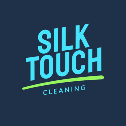 Logo Template for a Professional Cleaning Service