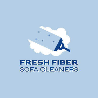Sofa Cleaning Business Logo Maker with an Illustrated Graphic