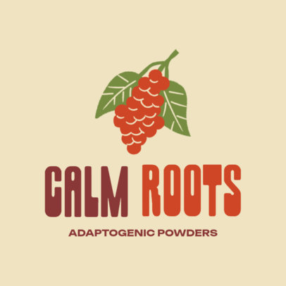 Online Logo Creator with Illustrated for an Adaptogenic Powders Brand