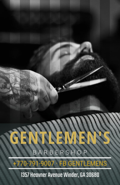 Online Flyer Maker for a Barber Shop
