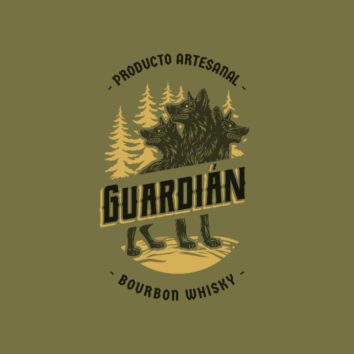 Placeit - Artisanal Logo Maker for a Bourbon Whisky Brand