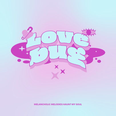 Music Channel Logo Maker with an Aesthetic Inspired by Olivia Rodrigo 6417a