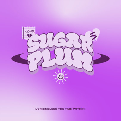 Logo Generator with Olivia Rodrigo-Inspired Stickers for a Music Channel 6417c