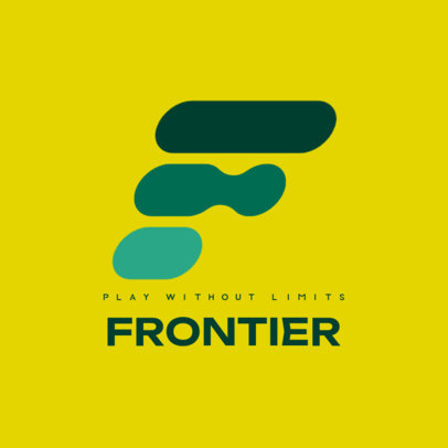 Gaming Logo Creator Featuring an Abstract Letter with a Retro Style 6418n