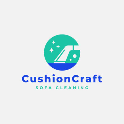 Logo Template for a Sofa Power-Washing Service