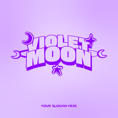 Y2K-Aesthetic Logo Creator with Star Stickers Inspired by Olivia Rodrigo 6416j