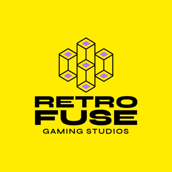 Gaming Studio Logo Maker Featuring Rectangular Prism Graphics