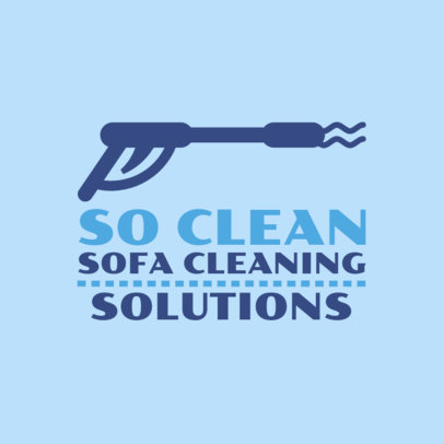 Logo Maker for a Sofa Cleaning Solution Service