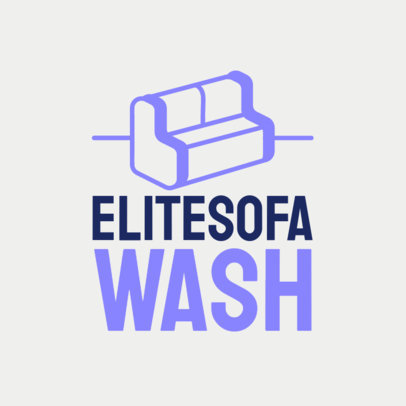 Logo Generator for a Furniture Washing Service Provider
