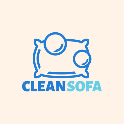 Company Logo Maker for a Sofa Cleaning Service