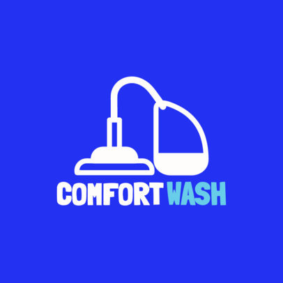 Washing Service Logo Creator With a Cleaning Tool Graphic