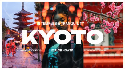 Intro Video Template for Travel Influencers Featuring a Japanese Theme