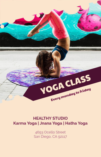 Yoga Flyer Maker 