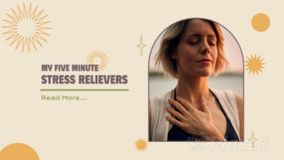 Intro Video Creator for a Mental Health Channel With Stress Tips 6618a 8079