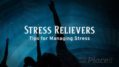 Awareness Intro Video Maker Featuring Tips for Managing Stress