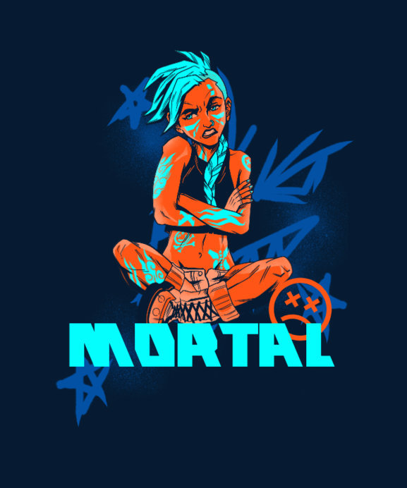 T-Shirt Design Maker Featuring a Steampunk-Style Character