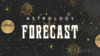 Intro Video Maker for an Astrology Forecast-Themed Vlog 1962f 8021