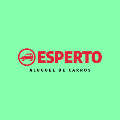 Logo Template for a Safe Car Rental Service with an SUV Graphic