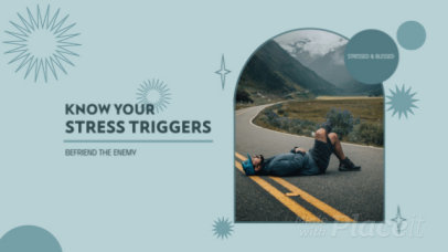Mental Health Intro Video Maker Featuring Stress Triggers Info 6618b 8083