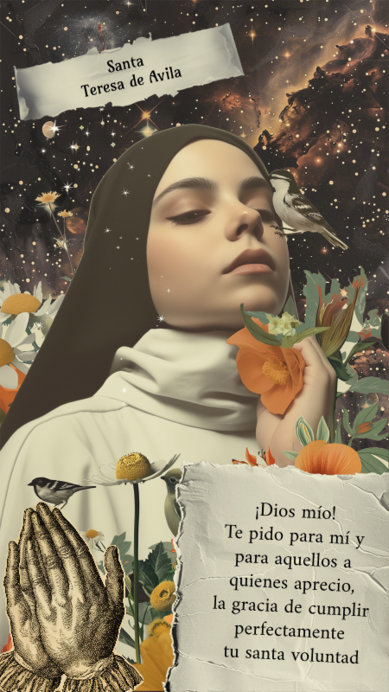 Instagram Story Generator With a Teresa of Avila Prayer