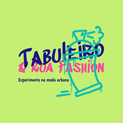 T-Shirt Design Creator Featuring a Graffiti Can with a Streetwear Quote