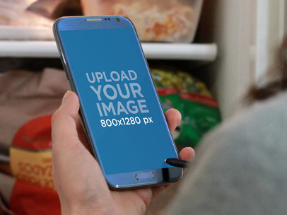 Mockup of a Galaxy Note 