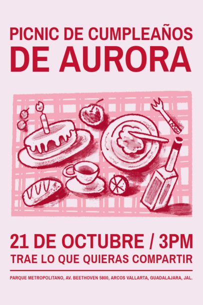 Picnic Invitation Maker for a Birthday Celebration 6436d