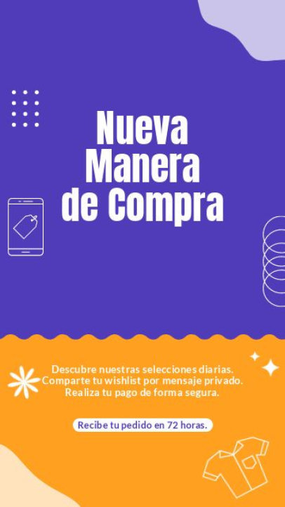 Instagram Story Video Maker Featuring a Thrifting Shop Ad 7910