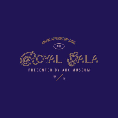 Logo Maker for a Gala Social Event