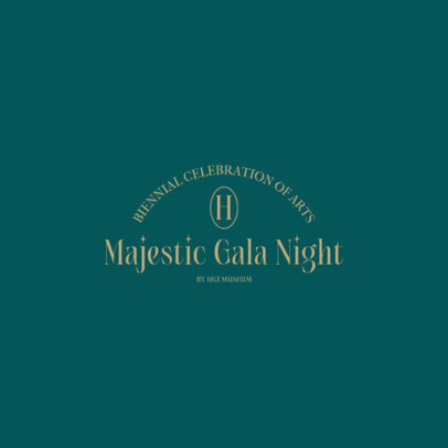 Logo Template for an Arts Celebration Gala Night