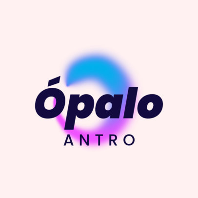 Gay Nightclub Logo Creator Featuring a Gradient Graphic