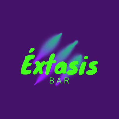 Online Logo Generator with Gradient Graphics for a Gay Bar