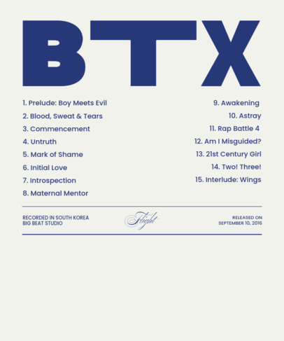 Back T-Shirt Design Generator for K-Pop Boyband Enthusiasts