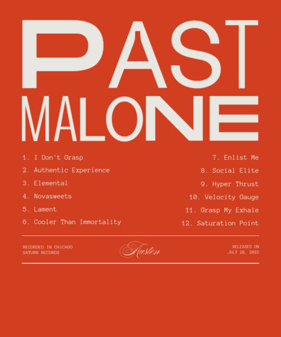 Rapper-Themed Back T-Shirt Design Maker for Music Enthusiasts